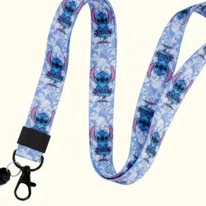 🔵 2 for $15/ NWOT Disney's Stich Lanyard